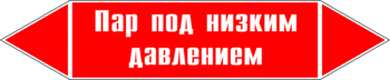 Маркировка трубопровода "пар под низким давлением" (p09, пленка, 507х105 мм)" - Маркировка трубопроводов - Маркировки трубопроводов "ПАР" - Магазин охраны труда ohranatruda-shop.ru
