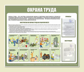 С01 Стенд Охрана труда ( 1200х1000 мм, пластик ПВХ 3 мм, Прямая печать на пластик) - Стенды - Стенды по охране труда - Магазин охраны труда ohranatruda-shop.ru